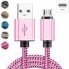 2M Micro USB Cable Pink Fast Charging Microusb Charger Cord For Samsung Xiaomi Redmi Note 5 Pro Tablet Android Phone Micro Cable