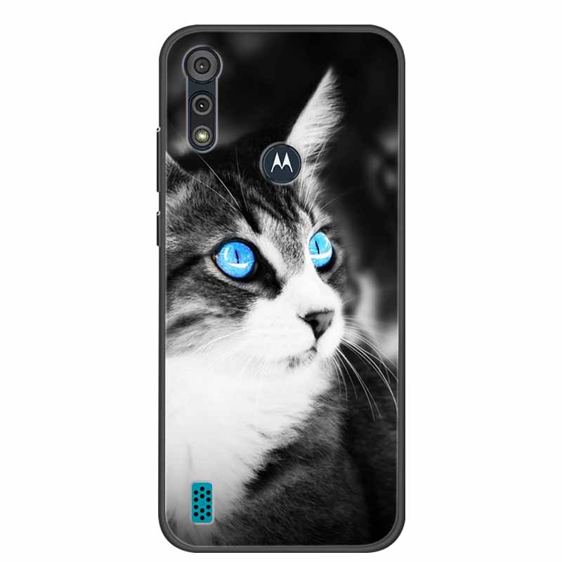 Чехол для телефона Motorola Moto E6i / E6s 2020, противоударный, из мягкого силикона TPU, задняя крышка для Moto E6s 2020 e 6S 6i, чехлы, мраморный принт