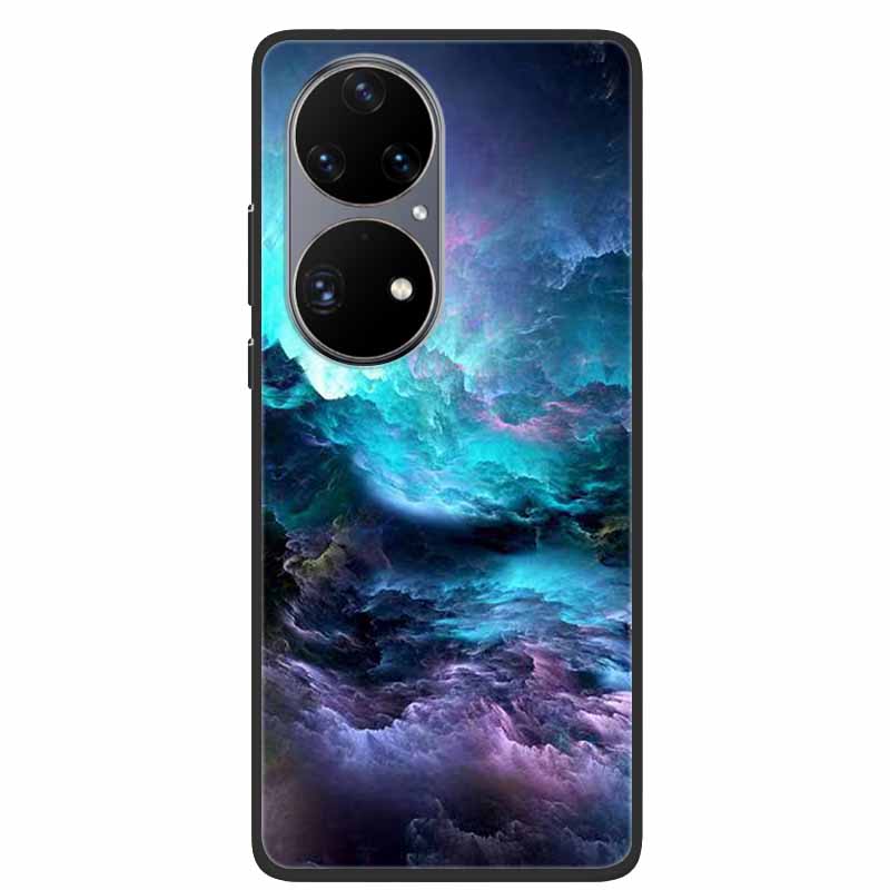 Чехол для телефона Huawei P50 Pro Чехол Мягкий Силикон Крутой coque Для Huawei P50Pro P50 Pro 5G Задние Чехлы P 50 Pro Модный TPU Fundas