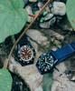 Ремень TRIWA Watch Campus Recycled Japan Navy x Black TIME FOR SUB OCEANS CAMP из переработанного морского пластика 10 ATM для мужчин и женщин (унисекс)