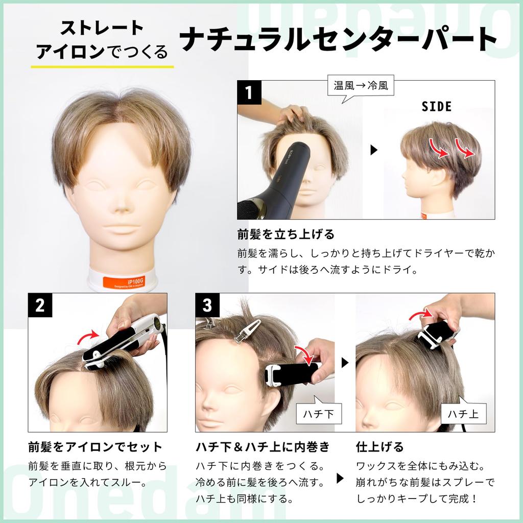 Щипцы для завивки Onedam, прямые, инфракрасные, пластина 25 мм, автоматическое отключение, силиконовый чехол в комплекте, челка, мягкие кудри, корейский стиль, Mash Wolf, унисекс, общее использование