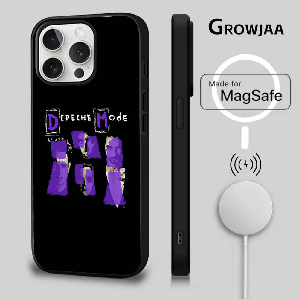 Чехол для телефона Band D-Depeches M-Modes Для iPhone 17,16,15,14,13,12,11,Pro,Max,Plus,Mini,SE4,E Магнитный Magsafe Беспроводная зарядка