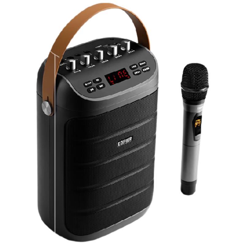 Edifier Портативная Bluetooth-колонка KTV PK305 с микрофоном, штекер CN (адаптер в комплекте) (Китайская версия)