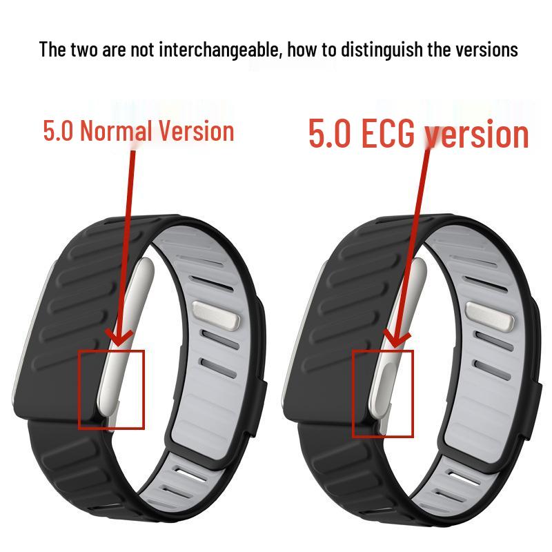 Силиконовый двухцветный ремешок для часов Whoop 5.0 с ЭКГ - Браслет-бестселлер для трансграничных рынков
