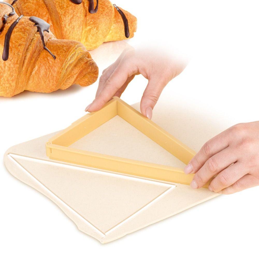 Kitchen Triangle Shaped Foldable Baking Tools Bakeware Bread Line Mould Croissant Mold Dough Cutter