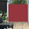 VidaXL Retractable Patio Side Awning 100x300 Cm Red