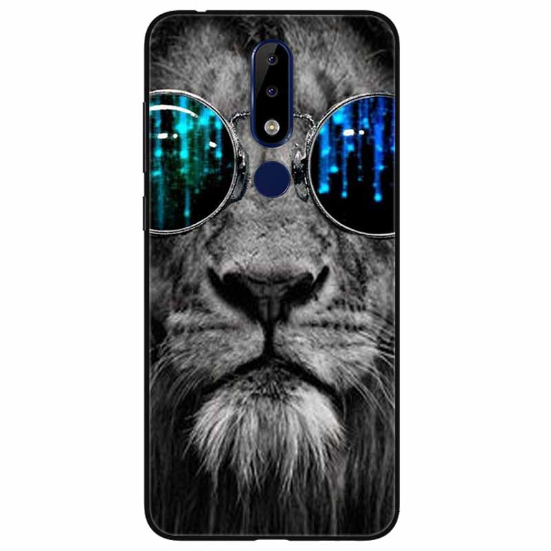 Для Nokia 5.1 Plus Чехол Мягкий Силикон Мультфильм Модный ТПУ Чехлы для Телефона для Nokia X5 Обложка 5.1Плюс Милый для NokiaX5 Защитный