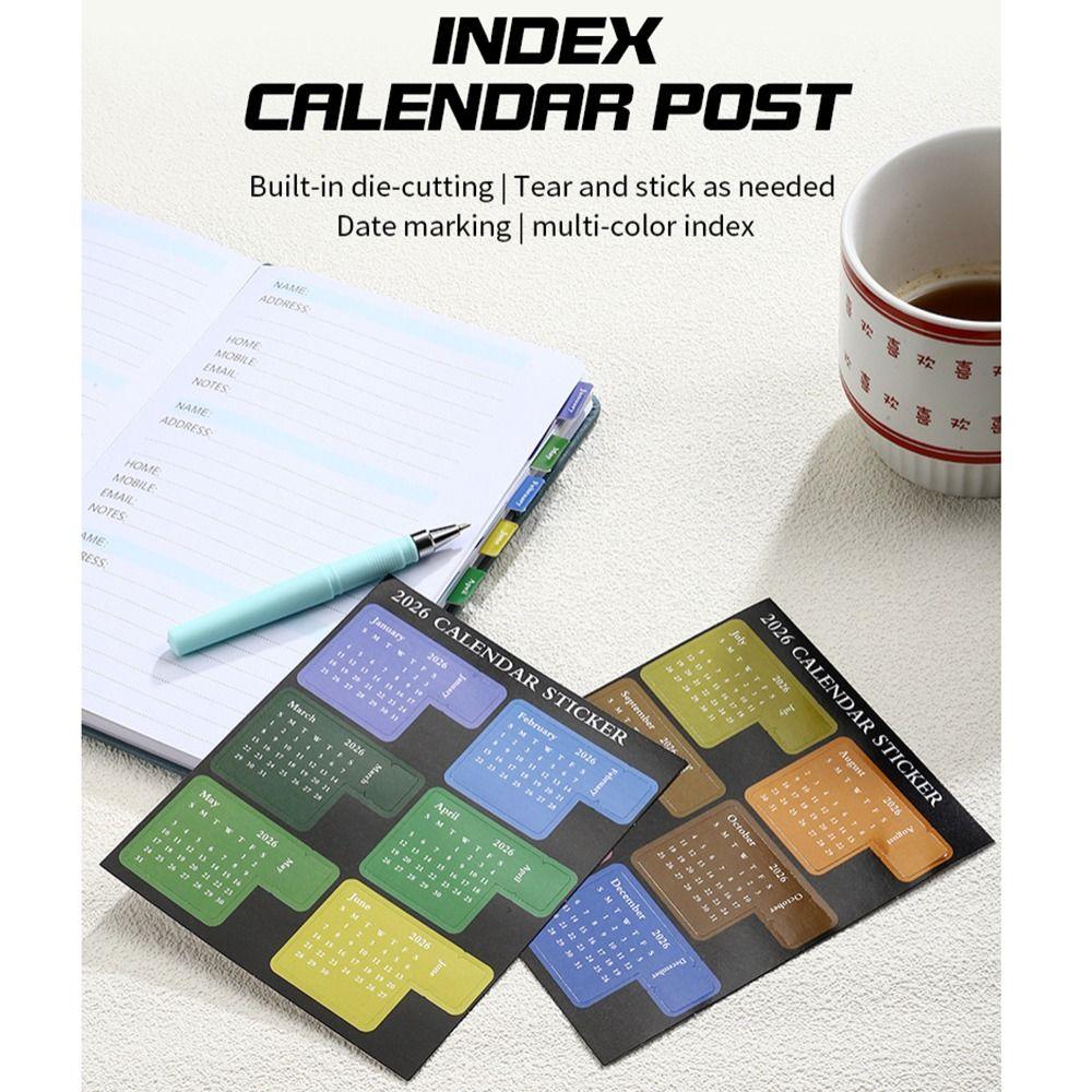Colorful Planner Stickers DIY Bookmark NEW Schedule Stickers Office