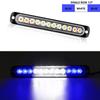 12LED Car Strobe Warning Light Cheap Strobe Grille Flashing Lightbar Truck Car Beacon Lamp Amber Traffic Clearance Light