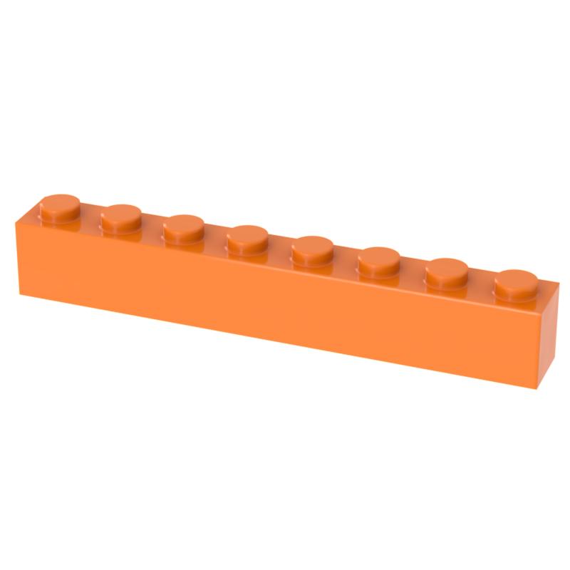 Нетоксичные [Funbrick] 10/30/50 шт. Толстые кубики 1x8 точек 1*8 точек Образовательные Творческие DIY Строительные блоки Совместимые с 3008 Classic