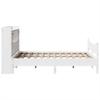 Solid Wood Bed without Mattress White 160x200 cm Pine Wood