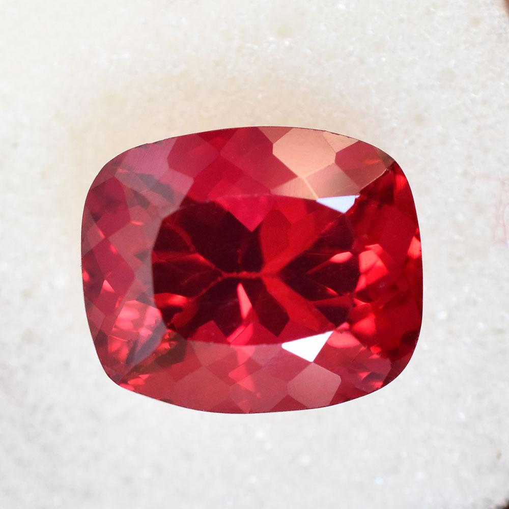 Natural Red Ruby Loose Gemstone 13x11mm Cushion Shape for Collectors for Jewelry Making and Crafts