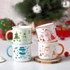 Creative Ceramic Mug Cartoon Coffee Cup Opening Accompanying Small Gift Activities