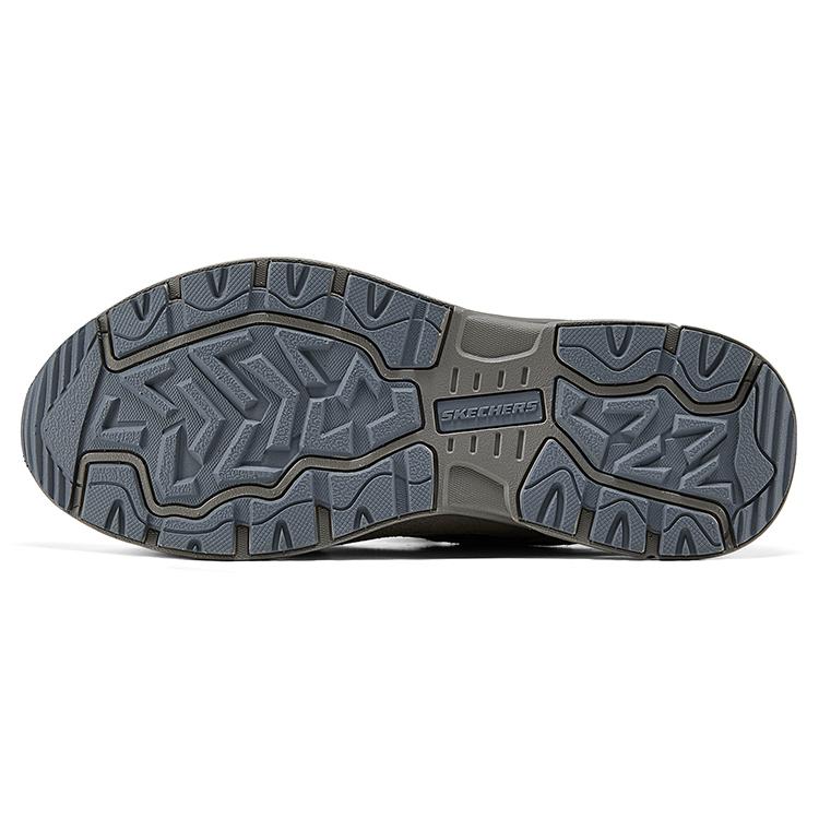 Skechers Уличные удобные универсальные прочные легкие низкие туристические ботинки мужские туристические ботинки Серый Коричневый 237386C-TAN
