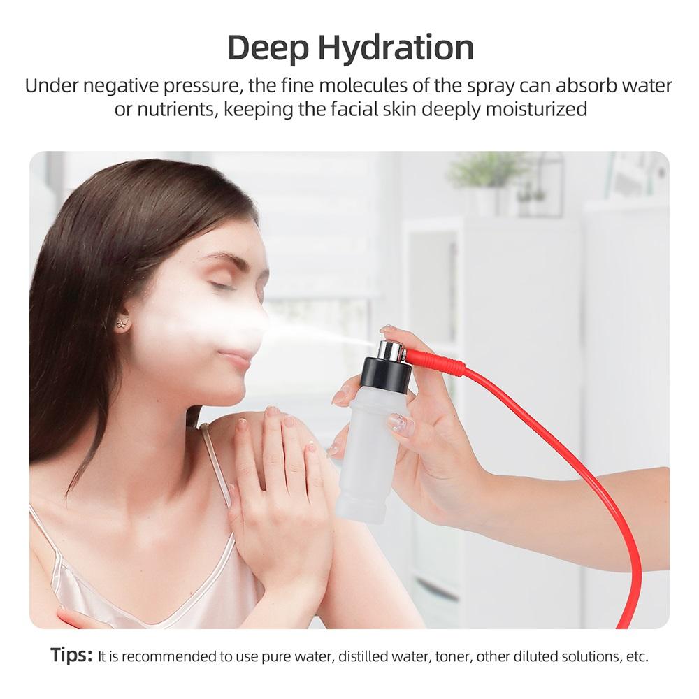 Профессиональный аппарат для алмазной микродермабразии лица для домашнего использования, аппарат для пилинга лица, аппарат для красоты, отшелушивание, очистка пор, уход за кожей