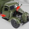 1/32 Ca30 Ca10 Сплав Металл Тактический Грузовик Бронированная Машина Модель Военный Персонал Перевозчик Транспортные Средства Модель Звук Свет Игрушка