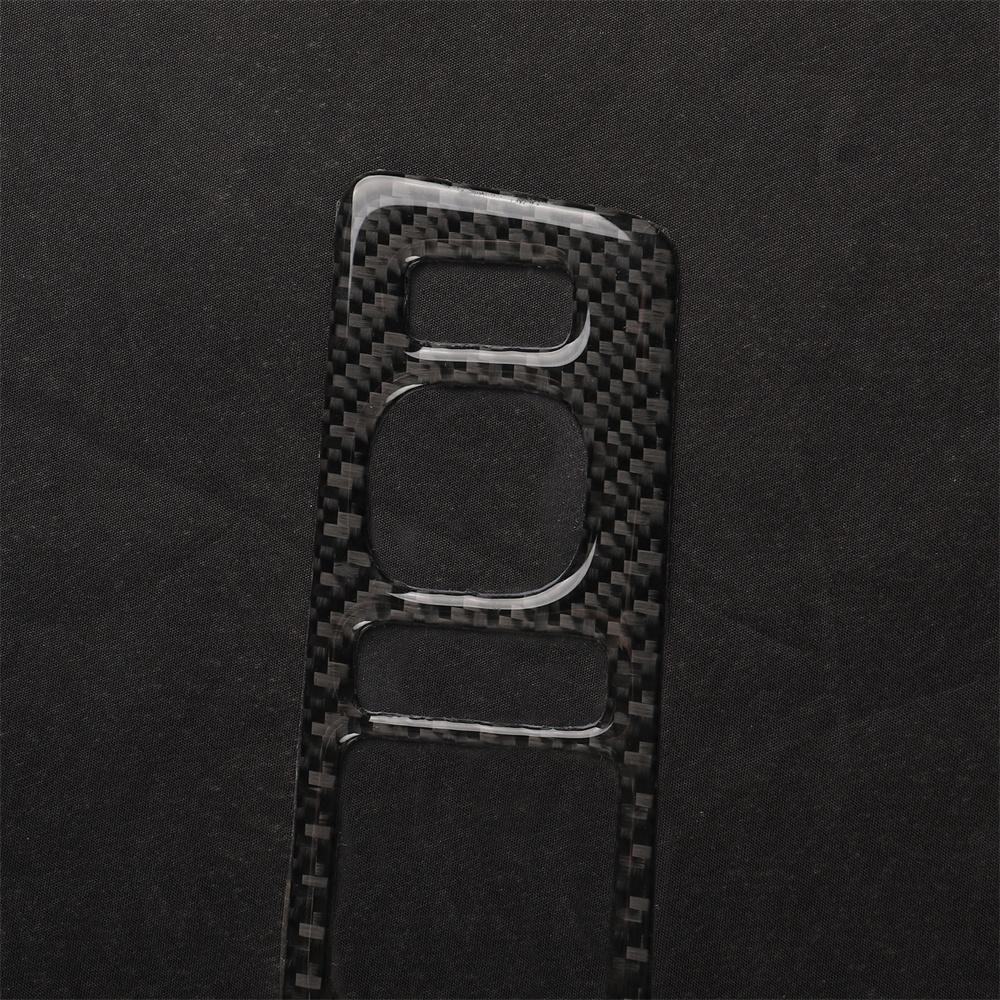 4x Накладка на панель переключателя стеклоподъемника из настоящего углеволокна для Hummer H2 2003-07