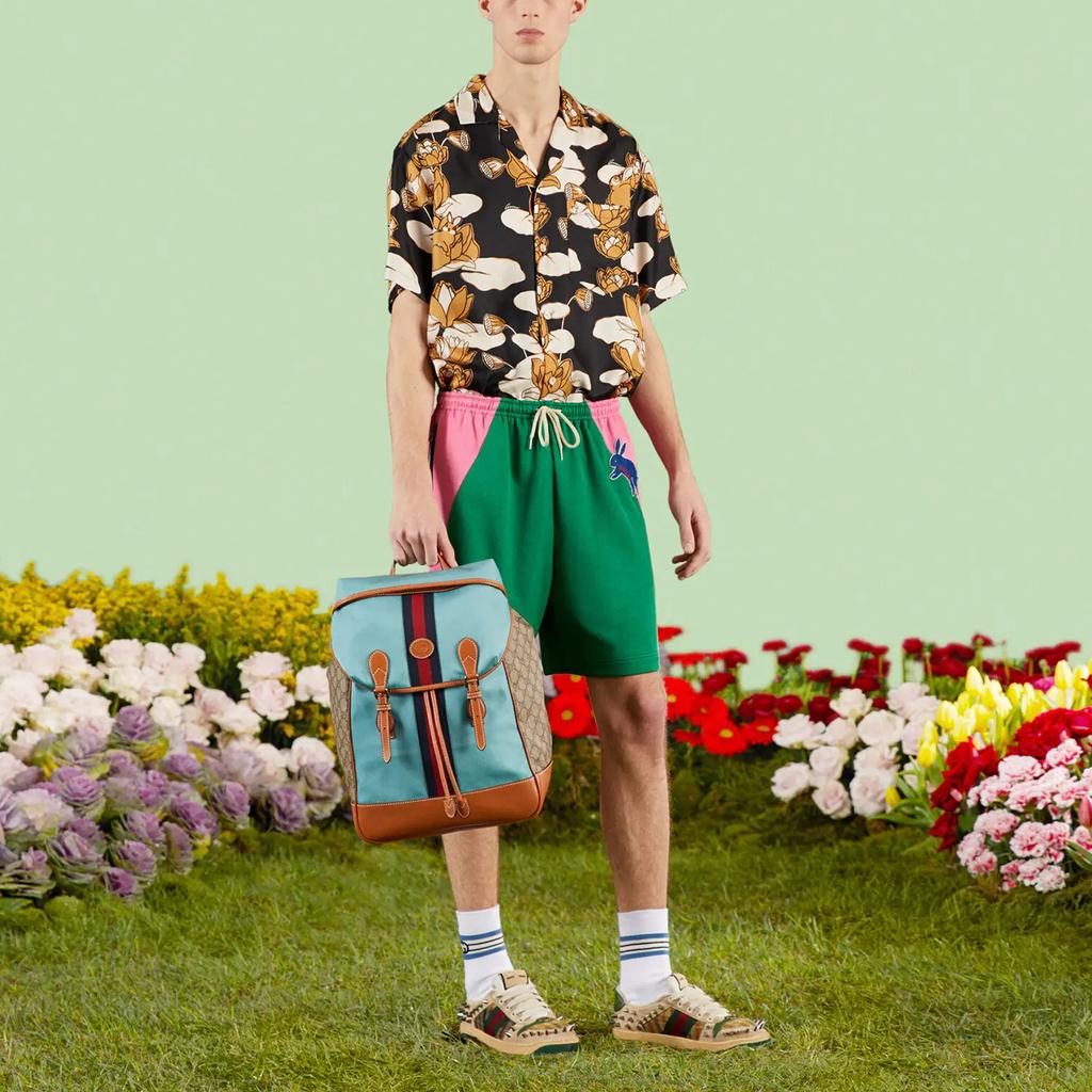 Gucci SS23 Повседневные шорты мужские Зеленые 714471-XJESA-3041