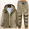 Work Clothes Suit Men's Spring Labor Insurance Clothing Tooling Jacket Drawstring Pants Waterproof Casual Outdoor 2-piece Suit