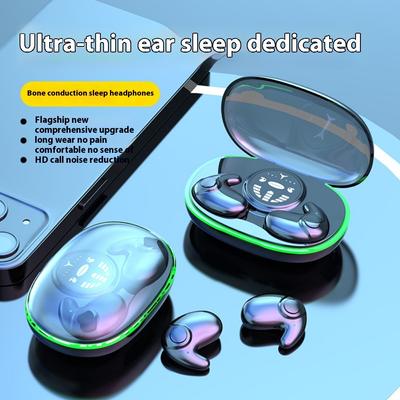 Беспроводные наушники Bluetooth для сна TWS с костной проводимостью 5.3 Сверхдолгий срок службы Шумоподавление