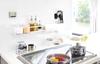 Yamazaki Jitsugyo 5104 Magnetic Kitchen Wall Bar Wide White Tower Wall Storage System Bar Magnetic Mounting Approx. W84XD1XH7.3cm