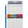 Colored Pencils - Premium Quality - Triangular - White - Children's - Mixed