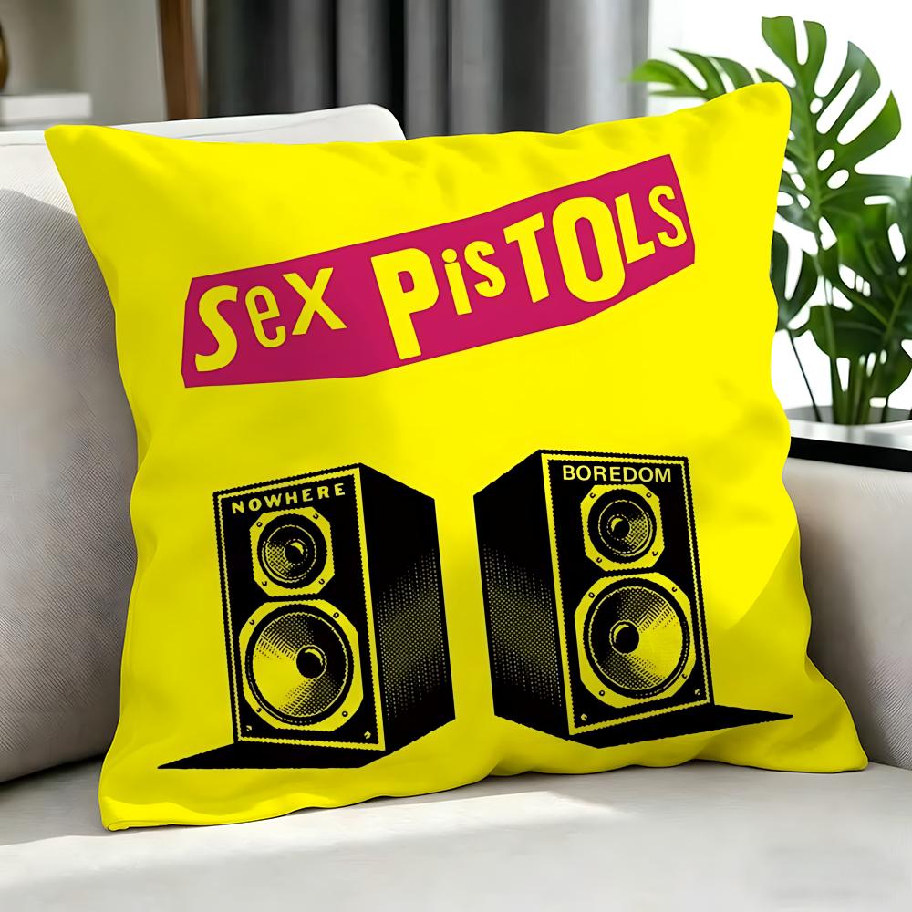 punk Sex Pistols Cushion Cover Cushion Cover Set Pcs x x x Pillowcase Decorative Sofa Home Decor