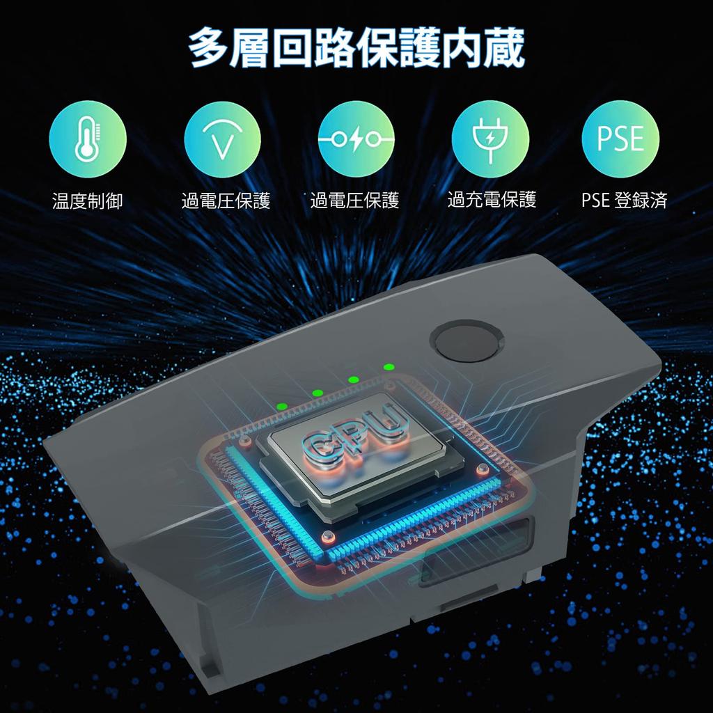 Аккумулятор для полета DJI Mavic Pro 11,4 В 3830 мАч Совместим с дронами DJI Mavic Pro, Platinum и Alpine White [Не совместим с Mavic 2, PSE]