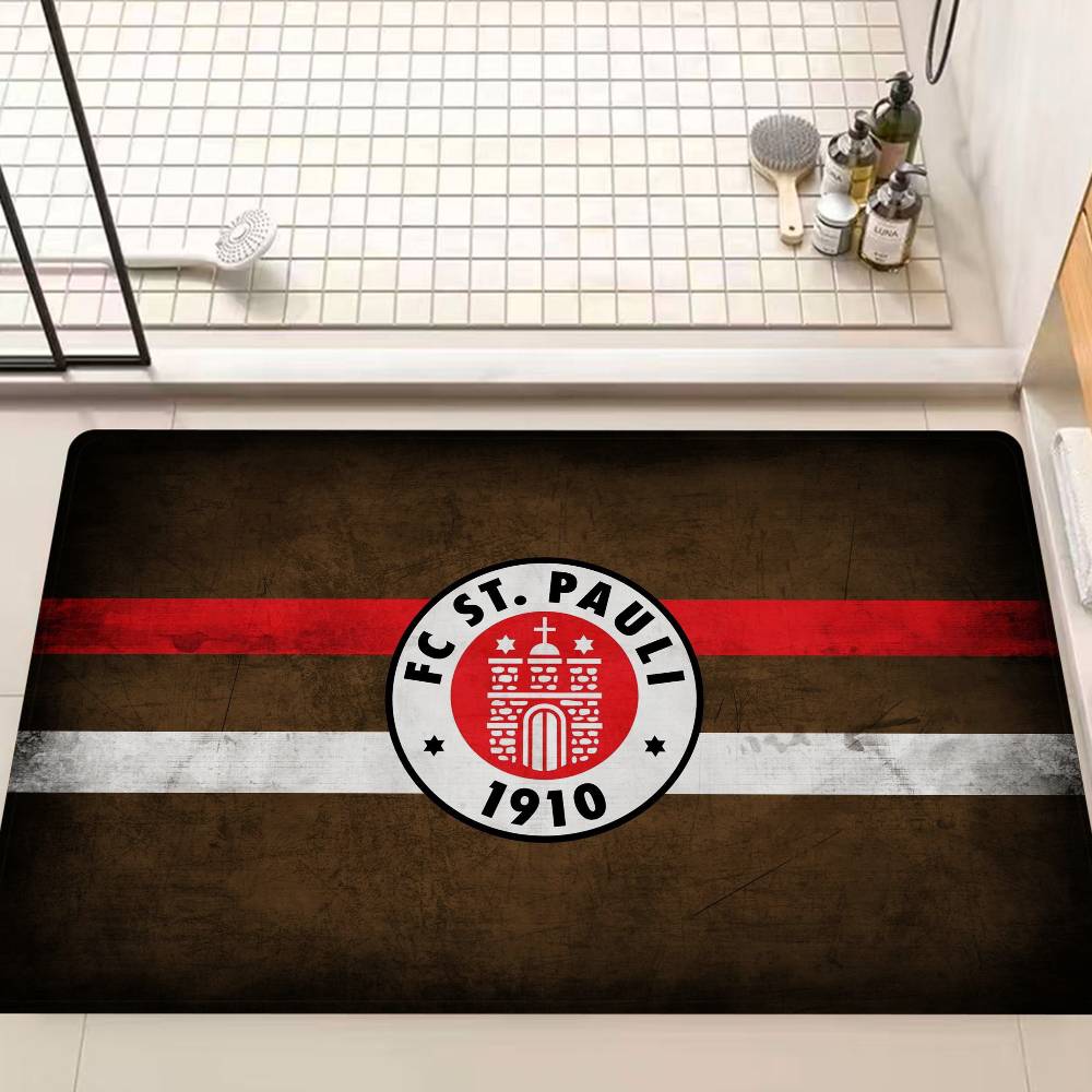 F-FC S-St. P-Pauli Коврик для ванной Антискользящий Впитывающий воду Длинная полоса Подушка Коврик для спальни Коврик для декора отеля