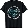 Protect Our Ocean Sea Animal Heart Earth Day Environment T-Shirt Unisex Style Shirts for Women Men Clothing Streetwear Y2k