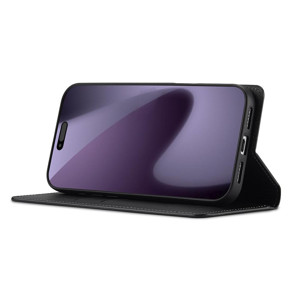 LC.IMEEKE L1 Series for iPhone 17 Pro Max Case PU Leather Wallet Stand Protective Phone Cover