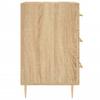 Nightstand Sonoma Oak 40x40x66 cm Particleboard