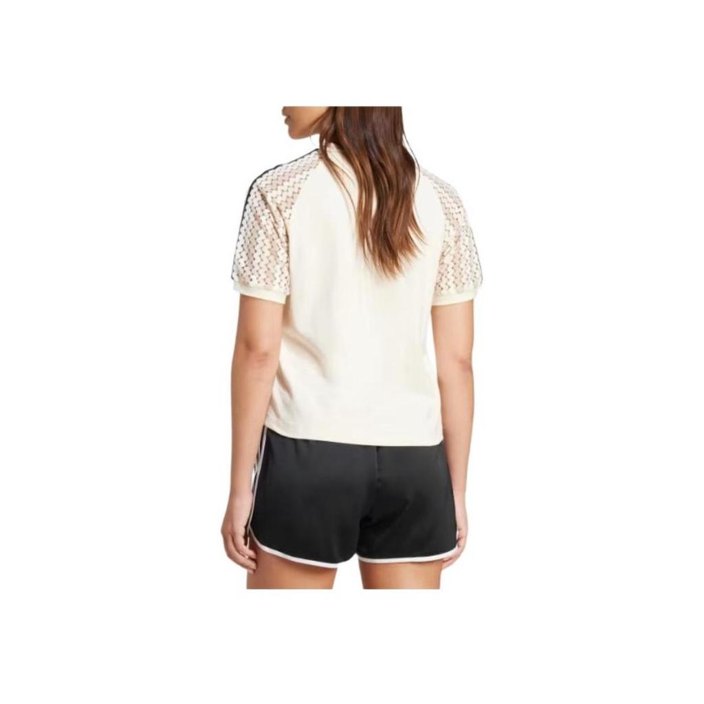 adidas Женская летняя футболка Originals Summer Glow Cali с коротким рукавом Wonder White Женская KC0770