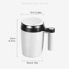Digital Display Coffee Mug Temperature Measurement Rotating Blender Cup Electric Stirrer Mug  Milk