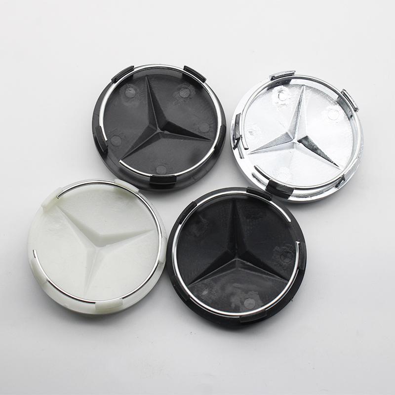 4Pcs 60mm Car Wheel Center Cover Badge Hub Cap replace Accessories For Mercedes Benz C43 C63 C55 C Class AMG C180 C200 C220 C30 CW1