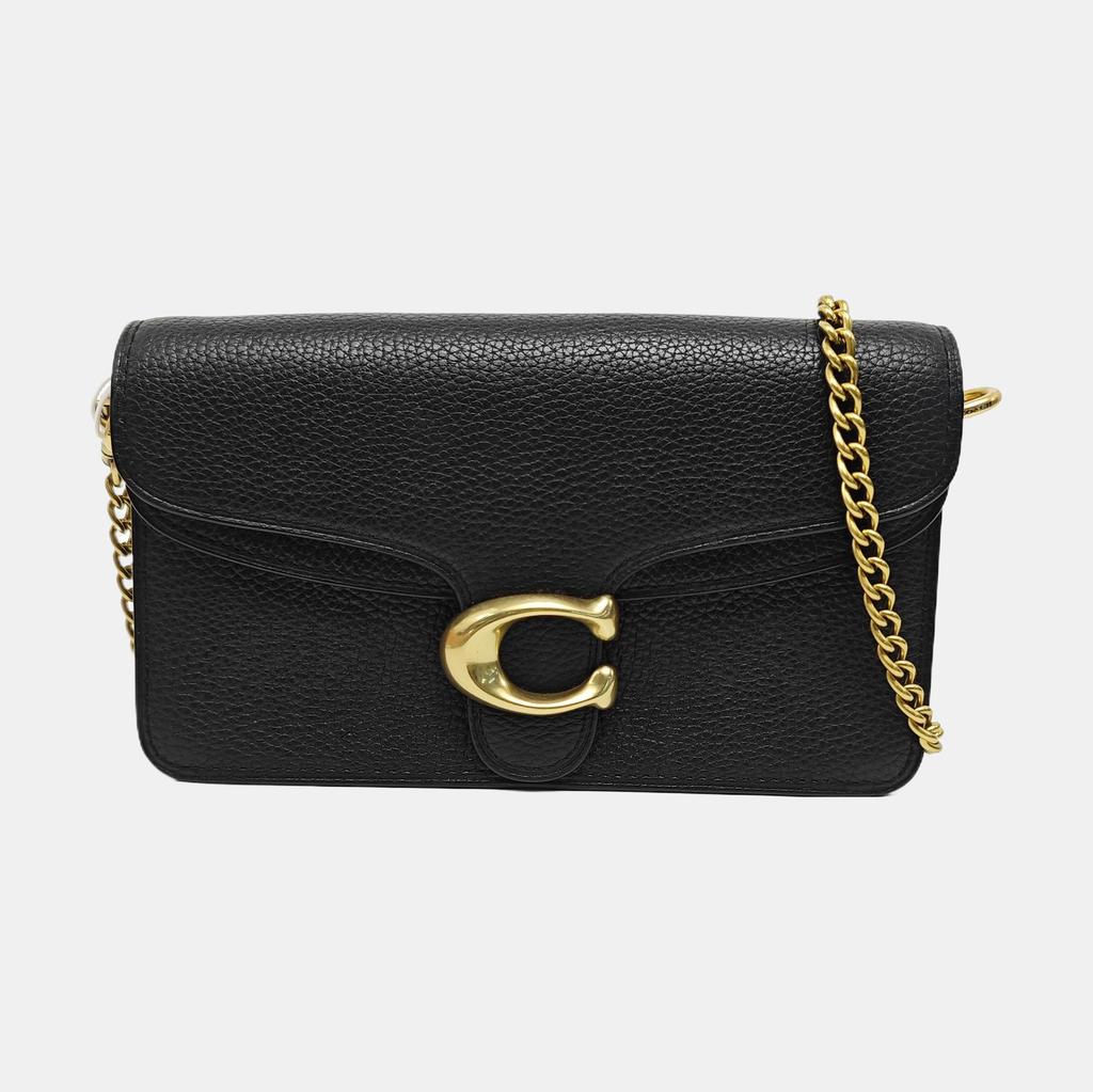 [Pre-Owned] Tabby Black Leather Crossbody Bag - Excellent #M4K7PT