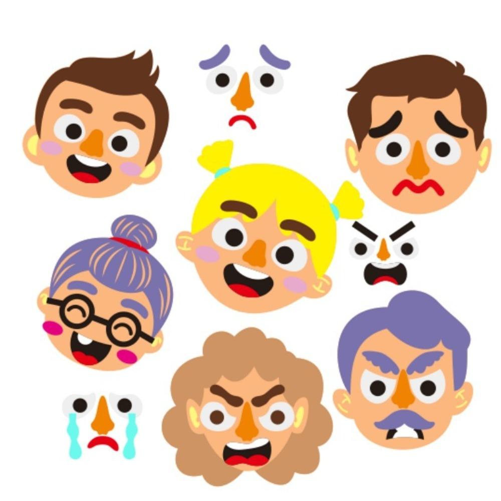 Social Emotional Learning Montessori Facial Expression Game Educational Toys Kids