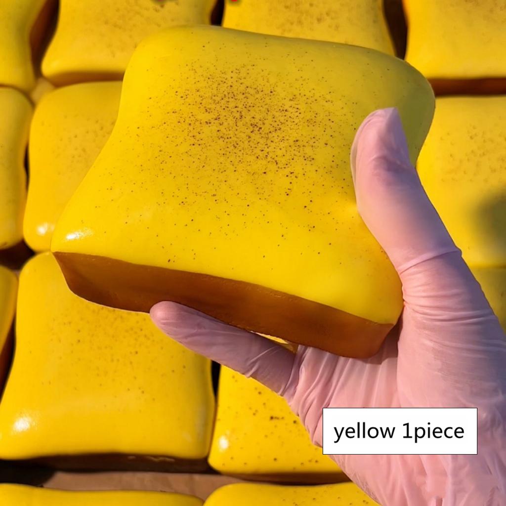 Soft Simulated Toast Squeeze Stress Relief Toys Squishy Bread Squeeze Fidget Toys Decompression Slow Rebound Sensory Toy Adults