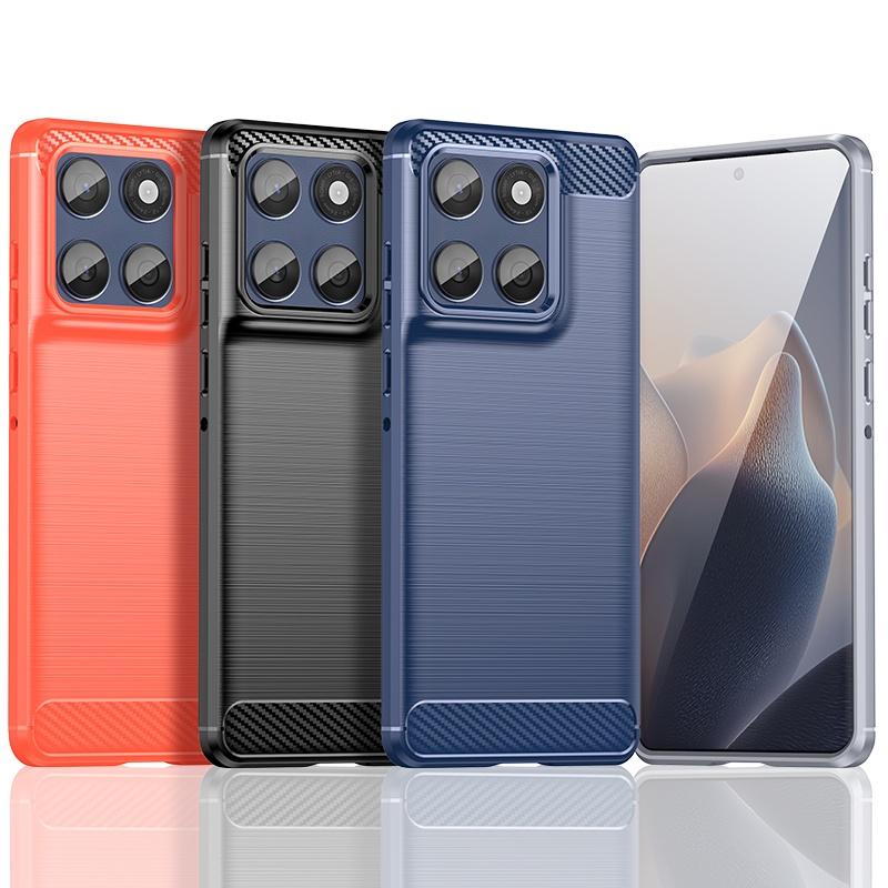 Для Moto Edge 60 Fusion Чехол Чехол Moto Edge 60 Fusion Capa Ударопрочный TPU Мягкий Карбоновый Защитный Чехол Motorola Moto Edge 60 Fusion