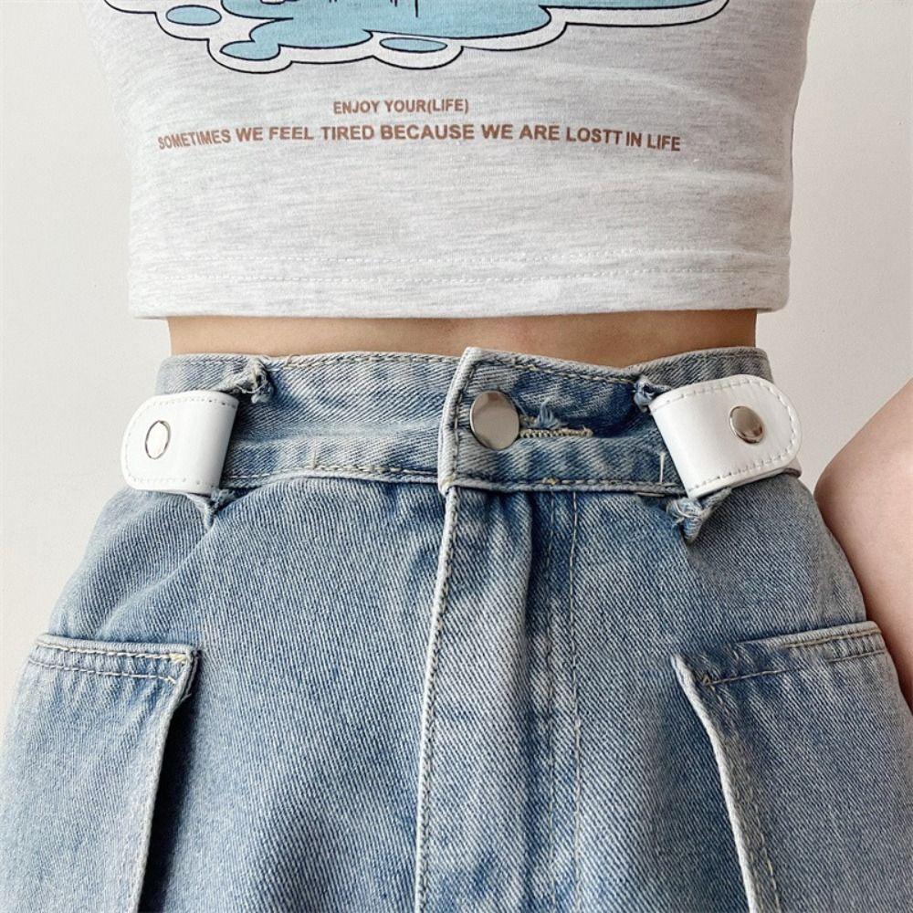 Эластичный ремень без пряжки, бесследный, без пряжки, невидимый ремень, ремень без пробивания, женский