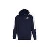 Color Block Hooded American Knit Pullover Sweatshirt Men Sweatshirt Blue 847362-06