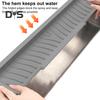 Faucet Sink Splash Guard Silicone Drain Mat for Kitchen Sink Anti-Slip Water Catcher Pad with Striped Grooves