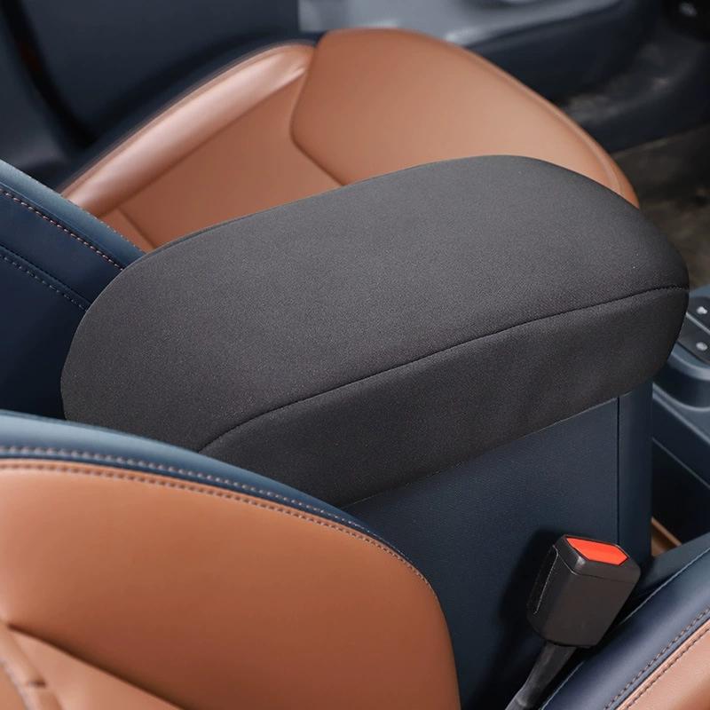 Car Armrest Box Cover For Ford Maverick 2025 2025 2025 2025 Center Console Protector Cover Pad Black Nylon Material Accessories