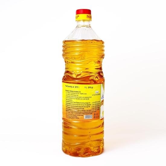 Patanjali Масло из рисовых отрубей, масло холодного отжима, подходит для приготовления пищи и не содержит холестерина, масло для ежедневного использования, бутылка 1 л