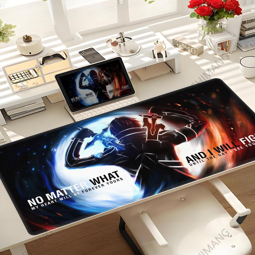 SSword Art Onlinee Коврик для мыши Настольный коврик для мыши Милый HD Настольный коврик Расширенные коврики для игровой клавиатуры Большой xсм XXL Игровой коврик для мыши