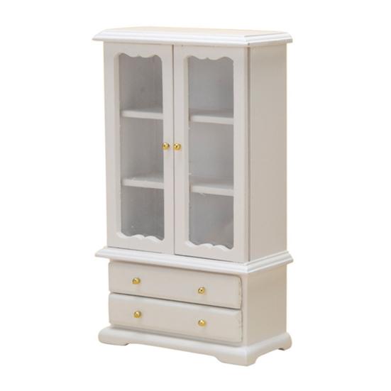 1:12 Creative 3 Layers Decorate Exquisite Detail Cupboard Dining Cabinet Model Dollhouse Furniture Micro Landscape
