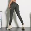 Женские эластичные узкие бедра с высокой талией, быстросохнущие брюки для бега, фитнеса, повседневные спортивные штаны для йоги