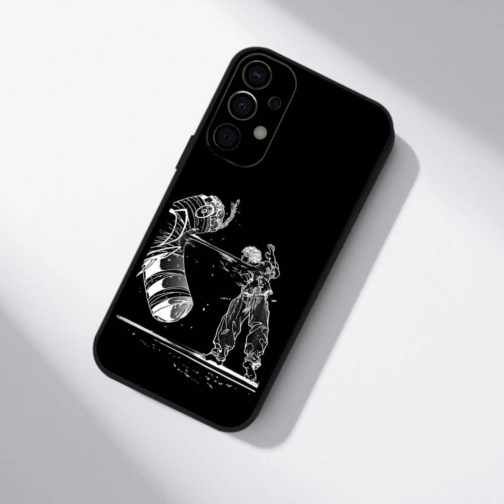 Аниме Баки Х-Ханма Чехол для телефона для Samsung S25,S24,S21,S22,S23,S30,Ultra,S20,Plus,Fe,Lite,5G Черный чехол