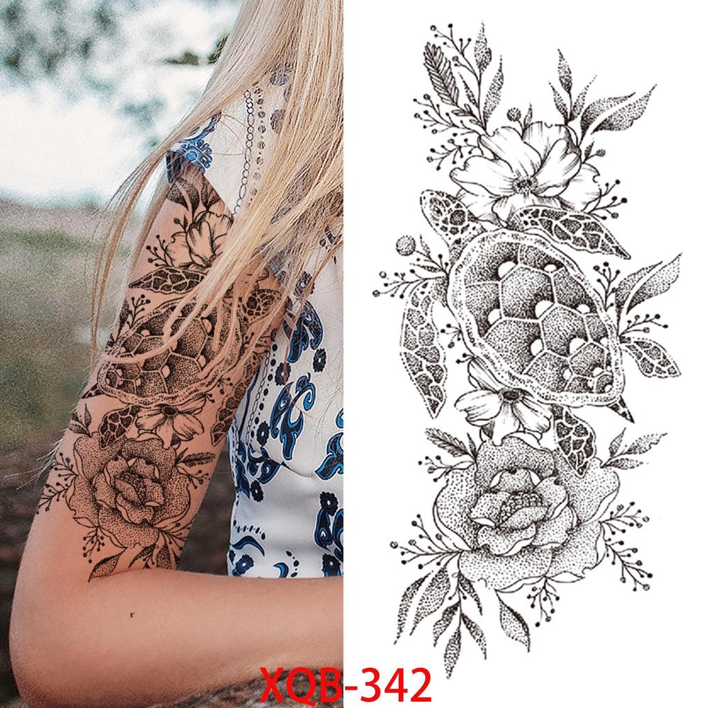 НОВЫЕ Татуировки Временные Водонепроницаемые Татуировки Наклейки Цветы Розы Татуировки Тела Искусство Руки Татуировки Волк Тигр Лев Грудь Татуировки Ноги Для Взрослых