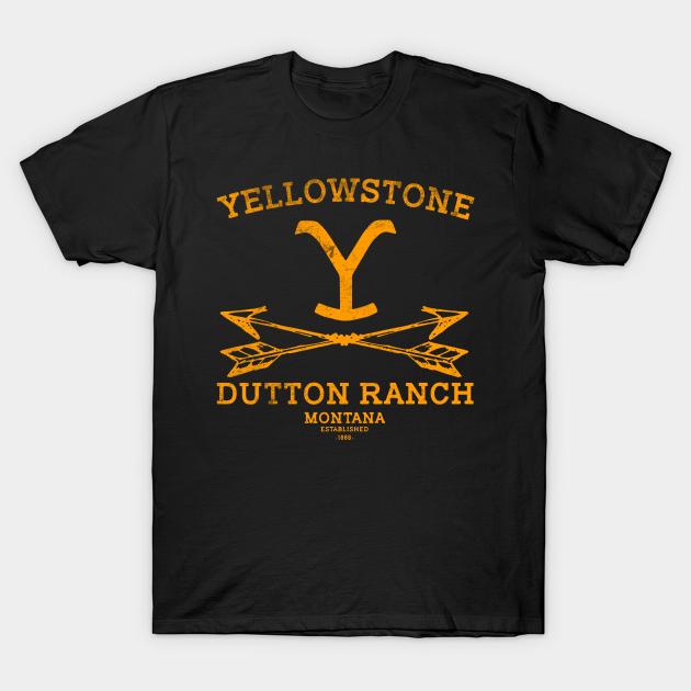 Футболка Yellowstone Dutton Ranch Футболки с телевизионными шоу Крутая футболка с графическим принтом Western Cowboy Мужская свободная рубашка Ropa Hombre Camisetas